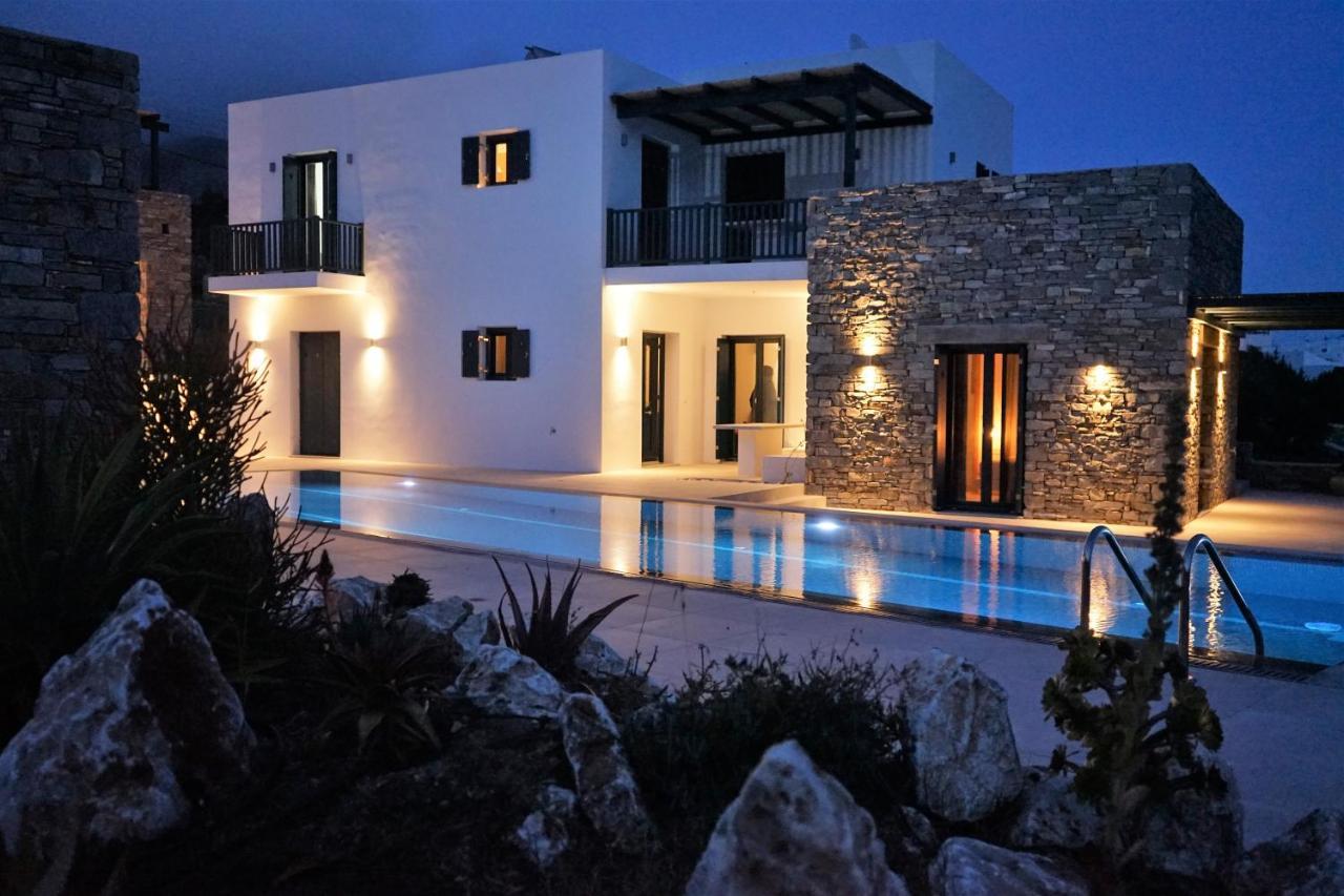 Paros-Memories-Neubau-Villen, Sportpool Aspro Chorio 外观 照片