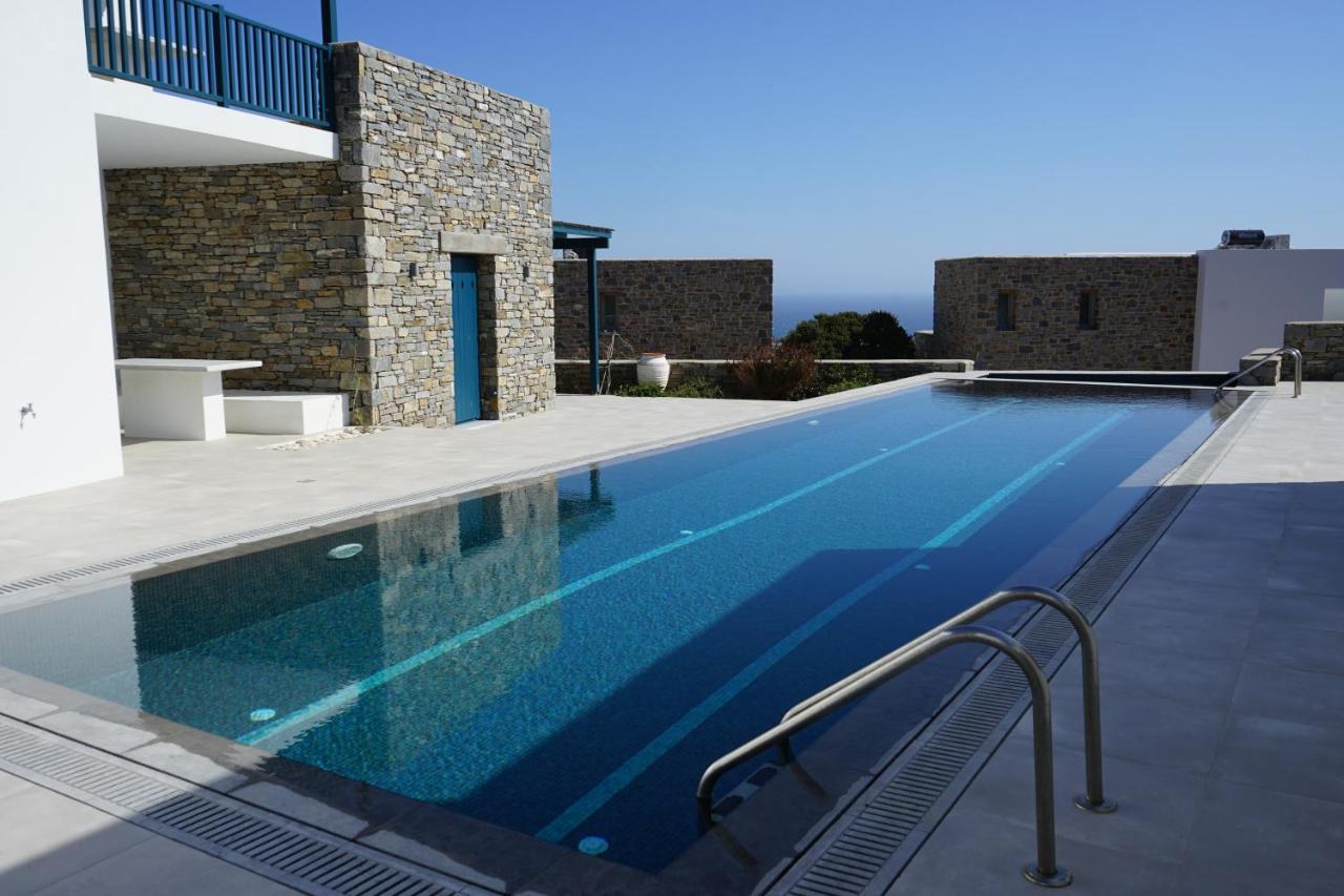 Paros-Memories-Neubau-Villen, Sportpool Aspro Chorio 外观 照片